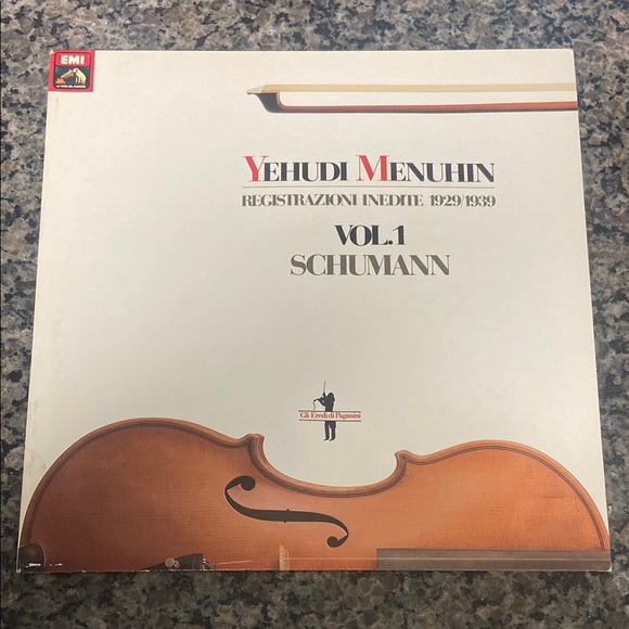 Yehudi Menuhin Vol. 1 Schumann Vinyl Record